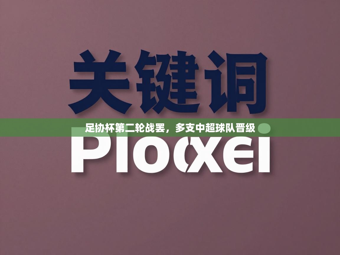 足协杯第二轮战罢,多支中超球队晋级 第1张